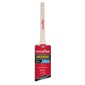 Wooster 2-1/2" Thin Angle Sash Paint Brush, Gold CT Polyester Bristle, Wood Handle 5234
